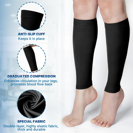 BellaAchtung Calves Medical Compression Stockings Women &amp; Men Compression Socks Medical with 20-30 mmHg Graduated Support Thrombosis Stockings Support Stockings for Varicose Veins Edema