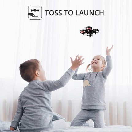 Holy Stone HS210 Kids Mini Drone for Beginners Adults, Indoor Outdoor RC Toy Quadcopter Aircraft for Boys Girls with Auto Hover, 3D Flip, 3 Batteries &amp; Headless Mode, Great