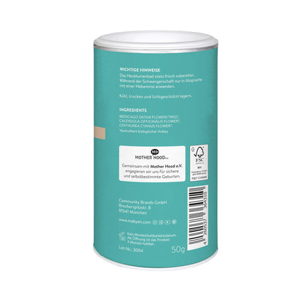 MABYEN Hayflower Sitz Bath 50g | Pregnancy - Bath additive for pregnancy - Natural birth preparation as a steam bath or sitz bath - Relaxes the pelvic floor and reduces the risk of perineal tears
