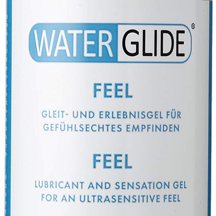 EIS Waterglide Feel lubricant, water-based lubricant with long-lasting effect, intimate gel for realistic sensations, transparent, 300 ml