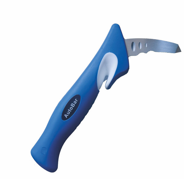 Car entry and exit aid, color blue
