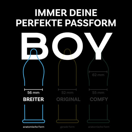 BILLY BOY Condoms Feeling 10-pack | 56 mm | Realistic condoms with a pleasant fragrance (1 x 10 pieces)