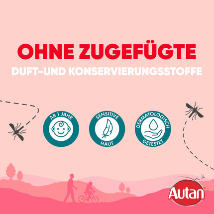 Autan Kids Pump Spray, Effective insect repellent against mosquitoes and ticks, Mosquito repellent, 1 pack, 100 ml