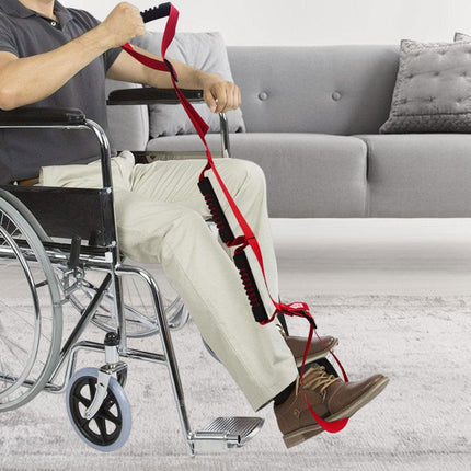BAOK Leg Lifter, Getting Legs In and Out of Bed | Hemiplegia Foot Lift Booster, Hip Belt, Hip and Knee Replacement for Bed, Couch, Car, Wheelchair