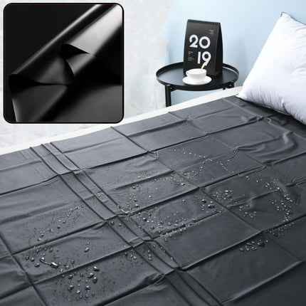 Tokaneit Waterproof Sex Sheet, Washable Fetish Bed Sheet, Latex Bed Sheet Sex, Soft PVC Bedding, for Extensive Wetness, for Couples (200×210cm)