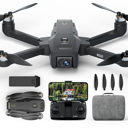 K610 GPS Drone with Camera 4K S0NY IMX SD Card Professional Drone for Adults, 4K RC AIdrones Auto Return Home, under 249g, GPS Drones with Brushless Motor, Follow Me, Point of Interest for Beginners