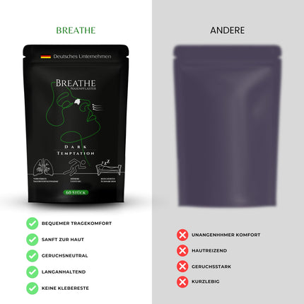 Breathe Nasal Strips – 60 Strips, Black | Improved performance for sports, racing drivers, and learning | Restful sleep &amp; less snoring | Breathe better with colds &amp; allergies