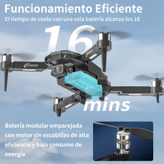 F205 Drone with Camera for 2.4 inch Screen, Brushless Motor FPV Drone for Adults, Auto-Hover, Gesture Control, 8G SD with Card Reader, One-Key Start for Beginners