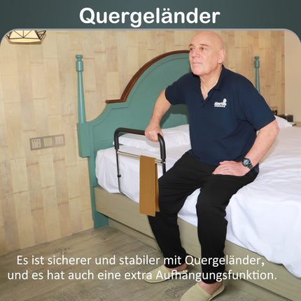 BeneCane bed railings for elderly and disabled people, bed rails for the elderly, nursing bed for safety, height-adjustable railings, fall protection, standing aid &amp; exit aid