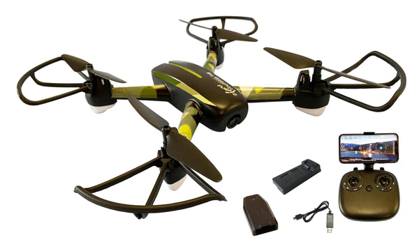 DF Models SkyWatcher Fun V2 Drone - RTF - FPV (Drone for children 14 years and older, quadcopter, max. 60 km/h, remote-controlled toy drone) 9380