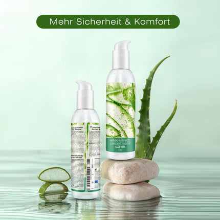 Neutral water-based lubricant, water-based lubricant, water-based lubricant with nourishing aloe vera extracts, 100 ml lubricant gel lubrication water-based, water-based lube, lubricant