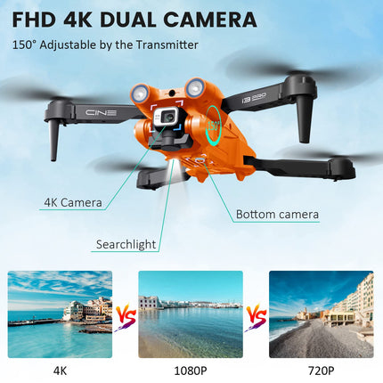 Mingfuxin Foldable Drone with Camera for Beginners, RC Quadcopter Drone with App WIFI FPV Live Video, Altitude Hold, Headless Mode, One-Key Takeoff and Landing for Adults and Kids
