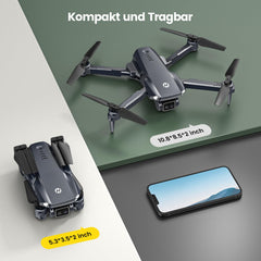 Holy Stone HS290 Foldable Drone with 1080P Camera for Beginners, RC Drones with FPV Transmission, Long Flight Time, APP Control, Optical Flow Camera Drones Complete Set Toy Gifts for Kids, C0
