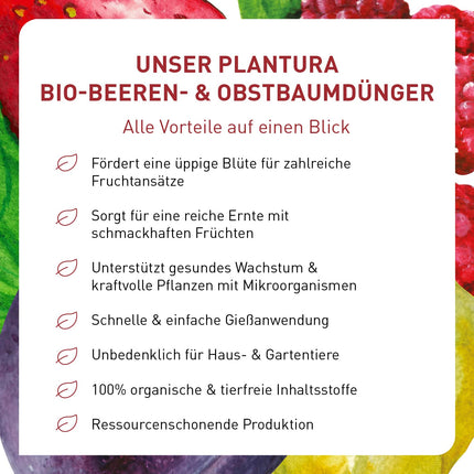 Plantura Organic Berry &amp; Fruit Tree Fertilizer, organic liquid fertilizer, 800 ml