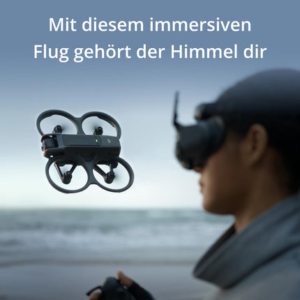 DJI Avata 2 Fly More Combo (3 batteries), FPV drone with 4K camera, 69 minutes max. flight time, acrobatics at the touch of a button, camera drone with Goggles 3 and RC Motion 3, with propeller guards
