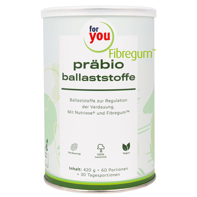 for you prebiotic fiber 420g (60 servings) - Combination of soluble, plant-based fiber - Acacia fiber &amp; resistant dextrin - Supports digestion &amp; intestinal health