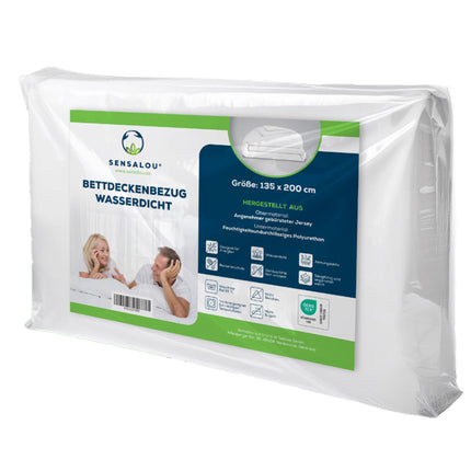 Sensalou Duvets Duvet Cover Incontinence Cover 135 x 200 cm waterproof