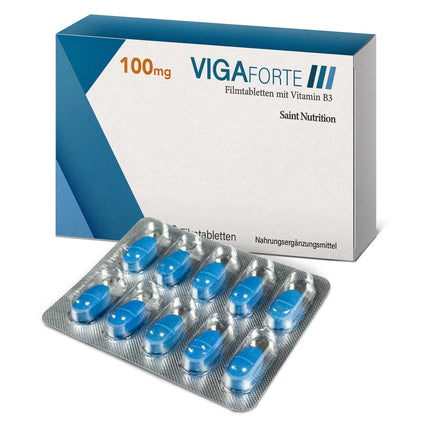 NEW: VIGAFORTE - high-dose for men with immediate effect - extra strong tailored to the needs of men - premium quality with L-Arginine + Maca