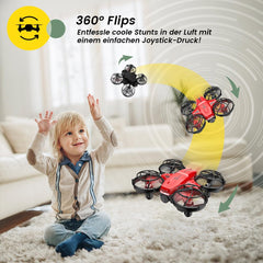 Holy Stone HS420 Mini Drone with HD 1080P Adjustable Camera, with 2 Control Modes, Emergency Stop, Orbiting, 360° Flip, Headless Mode, 2 Speeds, Gift for Beginners Children, co