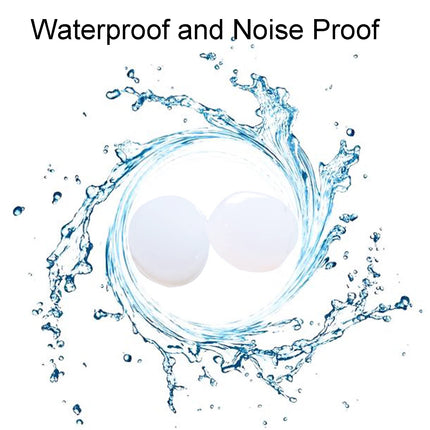 Earplugs for Sleeping, 6 Pairs Soft Reusable Waterproof Silicone Gel Earplugs for Sleeping, Traveling, Studying, Noise Reduction, White