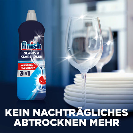 Finish Shine &amp; Rinse Aid – For sparkling and drier dishes without water spots – Megapack with 800 ml