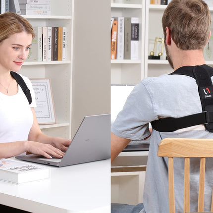 Schiara Posture Corrector for Women and Men: Comfortable Upper Back Support Adjustable Back Support for Back, Neck and Shoulder