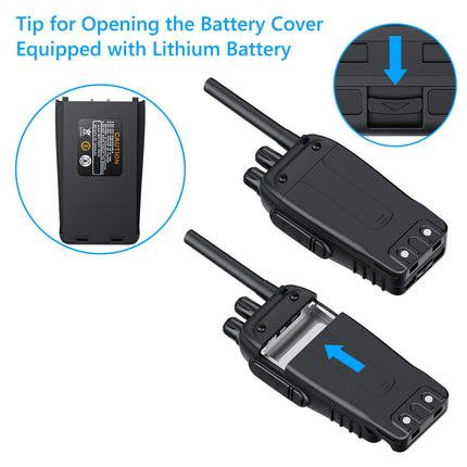 eSynic Walkie Talkie License-Free PMR446 16 Channels Two-Way Radio Rechargeable VOX Radio PMR 0.5W Radio Reception 16 Channels Walkie Talkie With USB Charging Station and Headset (6 pieces)