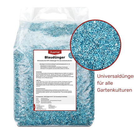Ruemar Blue Fertilizer NPK Fertilizer for Plants 10 kg Universal Long-Term Fertilizer Fruit and Vegetables Flowers 8 8 8 Organic Plant Fertilizer Houseplants
