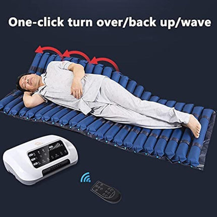 Anti-decubitus air mattress alternating pressure mattress, PVC air mattress for home use with air pump, leg bending function E