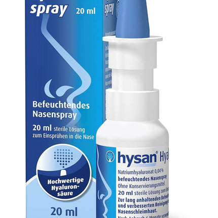 hysan Hyaluronspray - moisturizing nasal spray with hyaluronic acid, 20ml