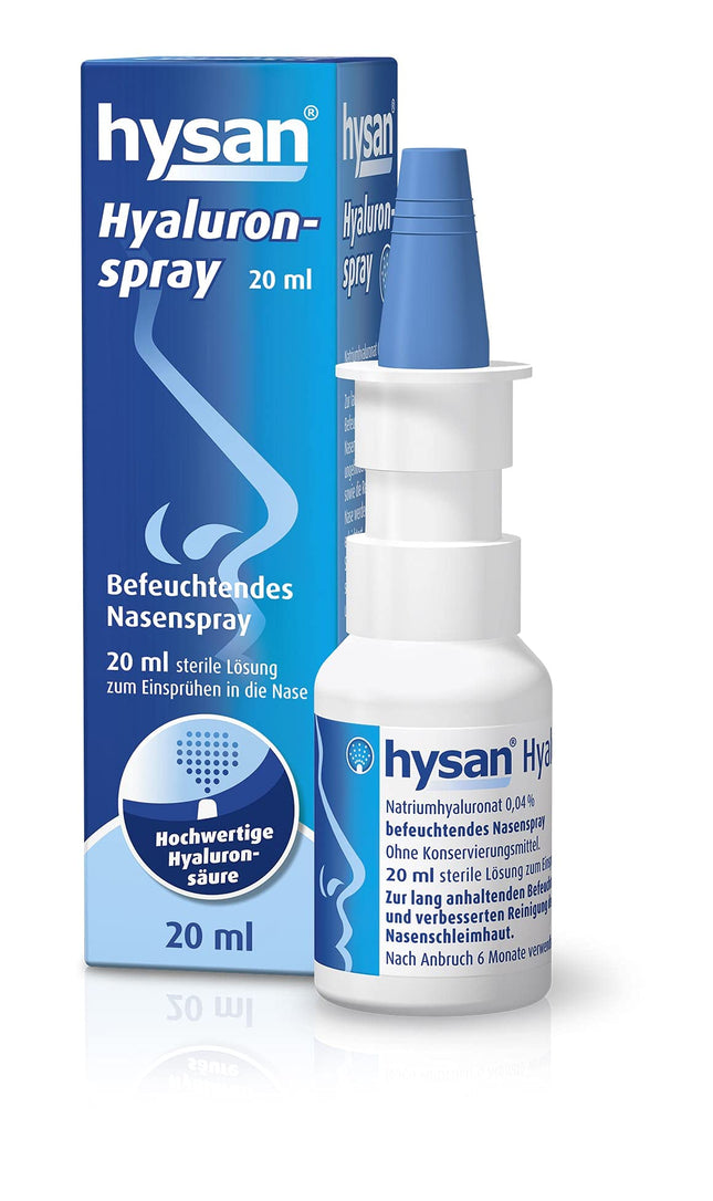 hysan Hyaluronspray - moisturizing nasal spray with hyaluronic acid, 20ml