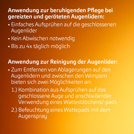 POSIFORLID® Eye Spray. Supportive care for blepharitis and irritated eyelids, 15 ml