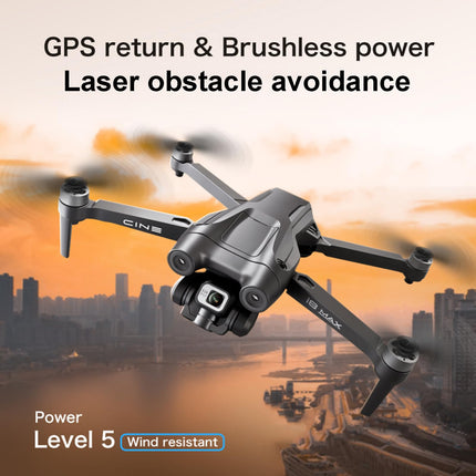 GPS Drone with 4K Camera for Adults, 5G WIFI FPV RC Foldable Quadcopter, GPS Intelligent Return, 3 Batteries with 60 Minutes Flight Time, 150° ESC Camera, Brushless Motor