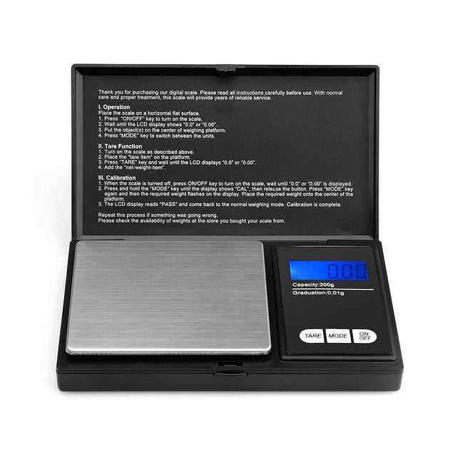 200g/0.01g pocket scale - Ascher digital pocket scale, 200 x 0.01g, pocket scale, precision scale, digital scale, gold scale, coin scale