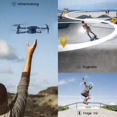 Brushless Super Endurance Foldable Quadcopter Drone for Beginners – 40+ Minutes Flight Time, Wi-Fi FPV Drone with 120° Wide-Angle 4K HD Camera, Brushless Motor, Follow Mode (2 Batteries)