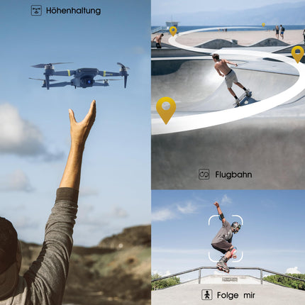 Brushless Super Endurance Foldable Quadcopter Drone for Beginners – 40+ Minutes Flight Time, Wi-Fi FPV Drone with 120° Wide-Angle 4K HD Camera, Brushless Motor, Follow Mode (2 Batteries)