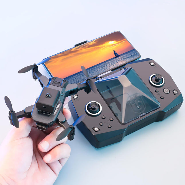 HD Mini Drone for Adults and Beginners, FPV Drones with Altitude Hold, Wireless Foldable Quadcopter, One-Button Takeoff, 3D Flips, Intelligent Avoidance, Auto Return