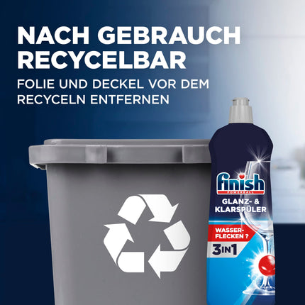 Finish Shine &amp; Rinse Aid – For sparkling and drier dishes without water spots – Megapack with 800 ml