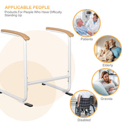 YLFBDD Standing Aid, Chair Lift Aid for Elderly, Mobility Standing Aid Rail for Couch, Sofa, Grab Bar for Patients, Seniors and Disabled, Safety Grab Bar