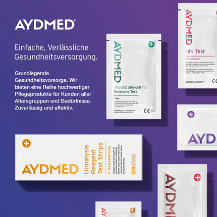5 x Aydmed Profi Early Pregnancy Test | Ultra-sensitive pregnancy test for detecting pregnancy in urine | Accuracy over 99% | Test 6 days before your missed period