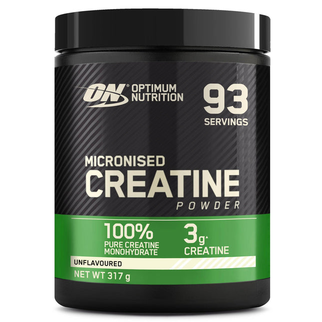Optimum Nutrition Micronized Creatine Powder, 100% Pure Creatine Monohydrate Powder, Unflavored, 93 Servings, 317 g