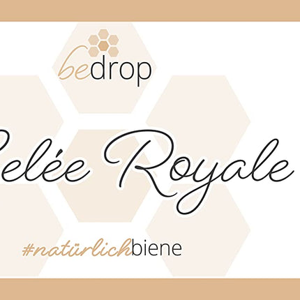 bedrop Organic Royal Jelly fresh &amp; pure 100g in organic quality | 10-HDA content &gt;1.7% - 100% natural bee milk - Fresh royal jelly from the beekeeper