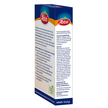 Abtei Vitamin B Complex Forte, 50 mini tablets