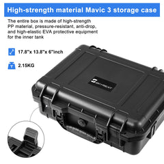 SKYREAT Mavic 3 Bag Waterproof Case, Hard Shell Professional for DJI Mavic 3 Fly More Combo/DJI Mavic 3 Cine Premium Accessories