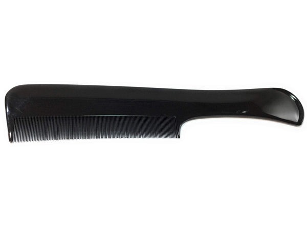 Fine comb + dust comb + nit comb lice comb handle comb black 18.5 cm fine teeth