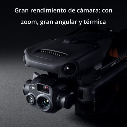 DJI Mavic 3T Worry-Free Basic Combo - Camera drone with 640×512 thermal imaging camera, 1/2″ CMOS wide-angle camera, 56x hybrid zoom, 39 min flight time, centimeter-precise positioning, C2