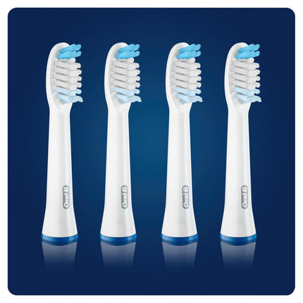 Oral-B Pulsonic Clean replacement brush heads for sonic toothbrushes, 4 pieces, toothbrush head for Oral-B sonic toothbrush