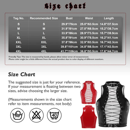 TiaoBug Women's Halterneck Bra Metallic Bikini Top Wetlook Lingerie Patent Leather Bra Backless Crop Top Lace-Up Vest Gogo Costume Pink GS