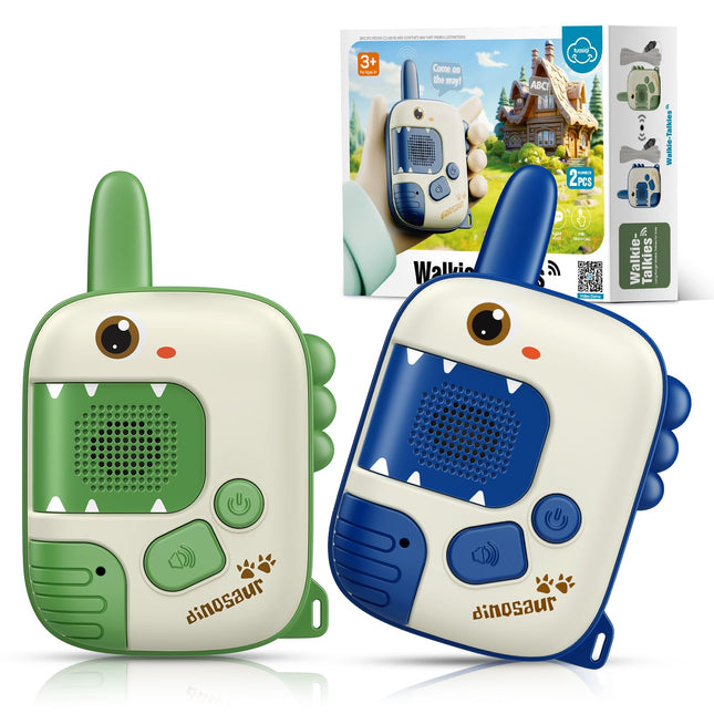 Walkie Talkie Children, Dinosaur Toys from 3 4 5 6 7 8 Years Boy 3-8 Years Gift Ideas Walky Talky Gift Boy 3-8 Years Outdoor Games for Boys Radio Children's Toys Toys