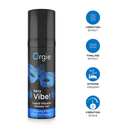 Orgie Liquid Vibrator, pack of 1 (1 x 15 milliliters)